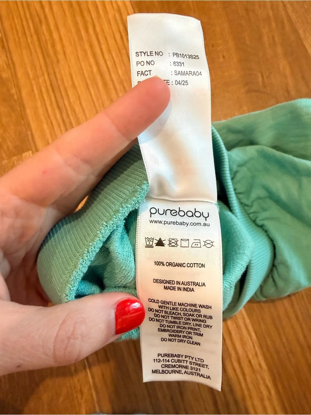 PUREBABY | Small Bites T-Shirt and Short Set